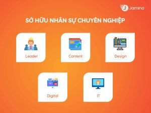 Sở hữu nhân sự chuyên nghiệp từ phòng Marketing thuê ngoài Jamina