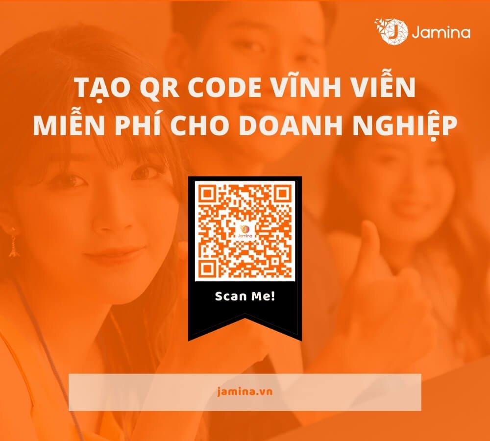 Phần mềm tạo QR code vĩnh viễn miễn phí cho doanh nghiệp - Jamina