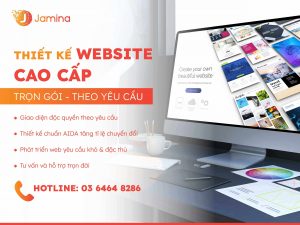 Khác biệt trong dịch vụ thiết kế Website tại Jamina